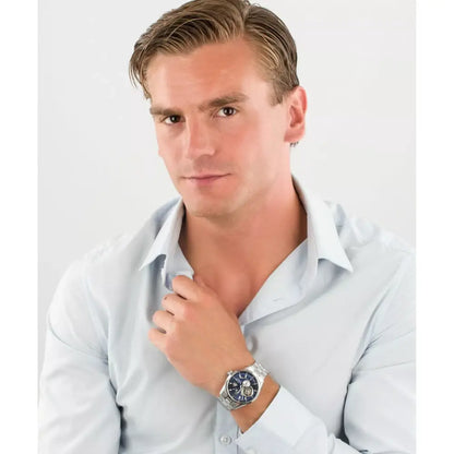 Orient Star Contemporary Modern Skeleton Automatic RE-AV0003L00B Blue Dial 41mm Stainless Steel Men's Watch
