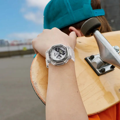 Casio G Shock GA-2140RX-7A 40th Anniversary Analog-Digital Limited Edition Clear Dial Resin Strap Unisex Watch