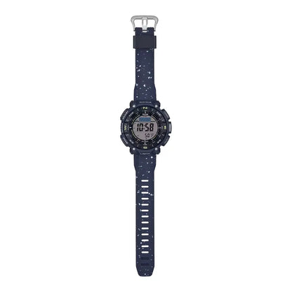 Casio ProTrek Digital Tough Solar Triple Sensor PRG-340SC-2DR Blue Dial 51.7mm Resin Strap Men's Watch