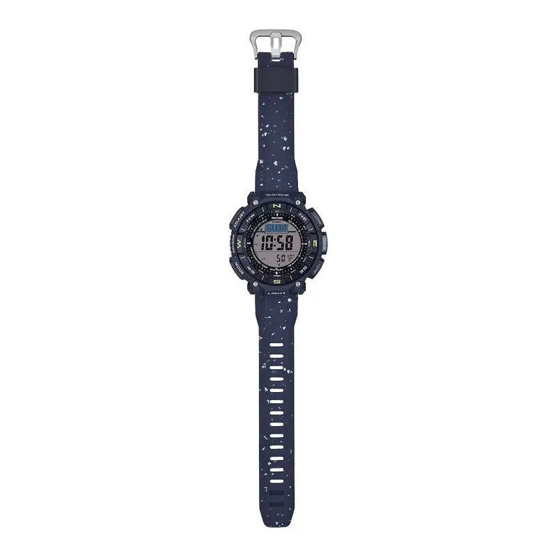 Casio ProTrek Digital Tough Solar Triple Sensor PRG-340SC-2DR Blue Dial 51.7mm Resin Strap Men's Watch detail view