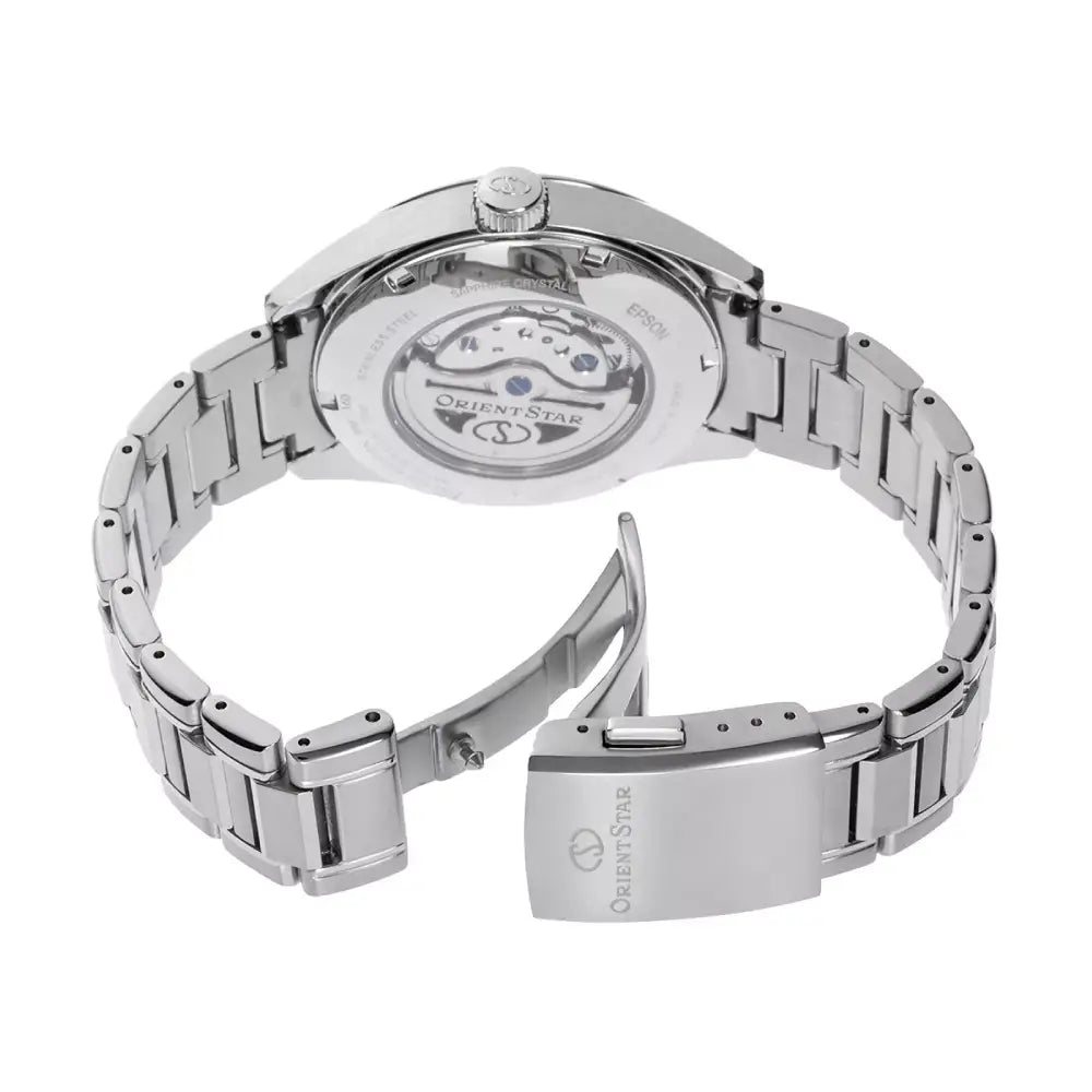 Orient Star Contemporary M34 F8 Date Automatic RE-BX0002S00B White Dial 40mm Stainless Steel Men's Watch
