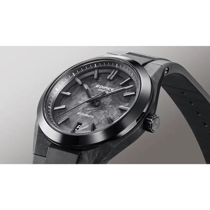 Casio Edifice Forged Carbon EFK-100XPB-1AJF Automatic Black Dial 40mm Resin Strap Men's Watch