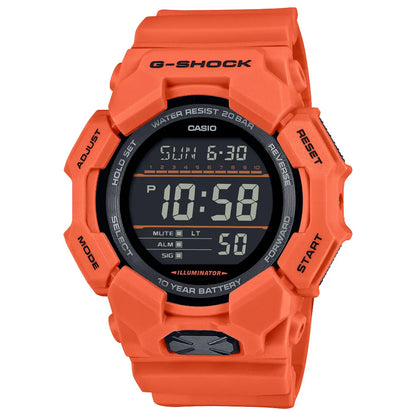 Casio G Shock GD-010-4E Digital Black Dial Resin Strap Men's Watch