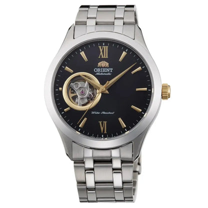 Orient Open Heart TAG03002B Automatic Black Dial 38mm Stainless Steel Men's Watch