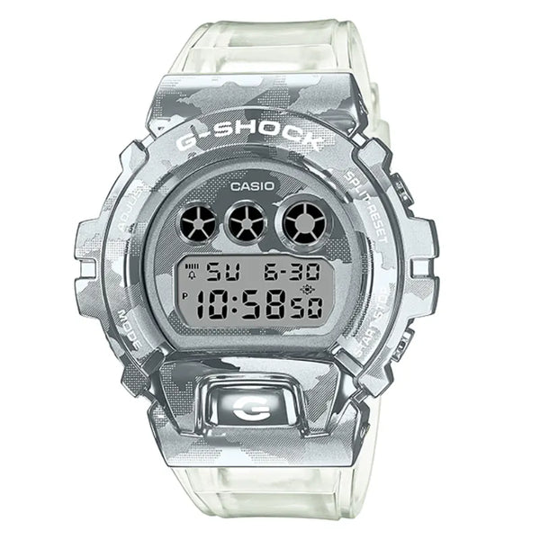 Casio G-Shock Metal Collection GM-6900SCM-1DR Silver Dial Stainless Steel Men's Watch