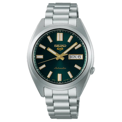 Seiko 5 Sports SRPL57 Automatic "SNXS Re-Interpretation" Green Dial 37.4mm Stainless Steel Men's Watch