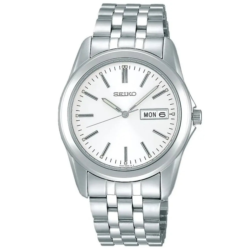 Seiko Spirit SCXC007 Silver Dial 37.9mm Stainless Steel Men's Watch