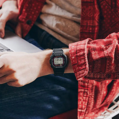 Casio G-Shock The Origin Digital DW-5000R-1A Black Digital Dial 43mm Resin Strap Men's Watch