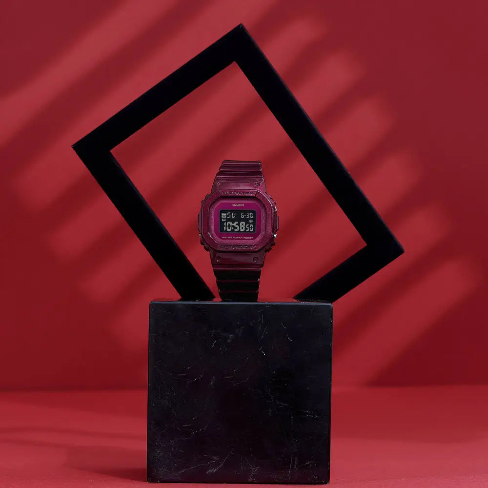 Casio G-Shock GMD-S5600RB-4DR Red & Black "Metallic Accent" Digital Women's Watch
