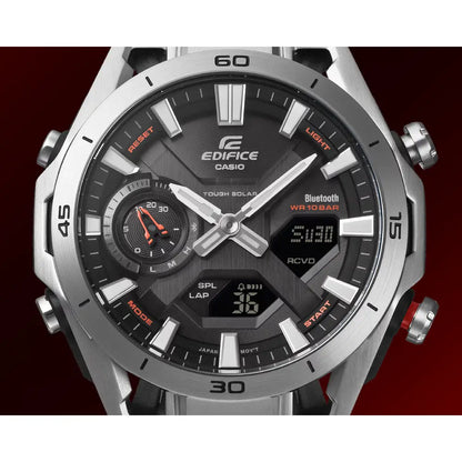 Casio Edifice Sospensione ECB-2300D-1A Black Dial 46mm Stainless Steel Men's Watch