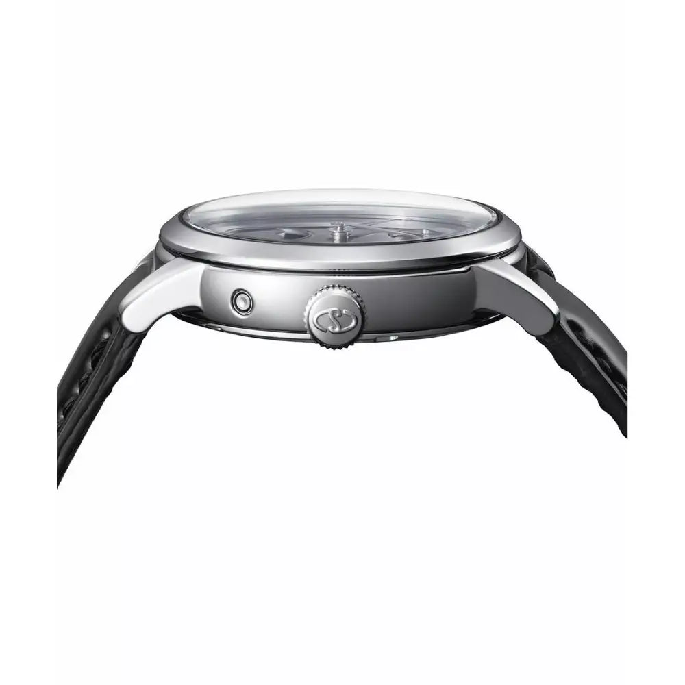 Orient Star M45 Classic Moon Phase Pleiades Hand-Wound RE-BW0005N00B Gray-Black Dial 39.5mm Leather Strap Men's Watch