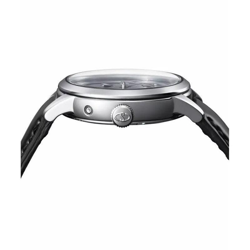 Orient Star M45 Classic Moon Phase Pleiades Hand-Wound RE-BW0005N00B Gray-Black Dial 39.5mm Leather Strap Men's Watch detail view