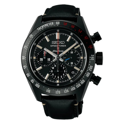 Seiko Prospex Speedtimer "Datsun 240Z" SRQ057J1 (SBEC029) Limited Edition (500 PCS) Black Dial 42mm Leather Strap Men's Watch