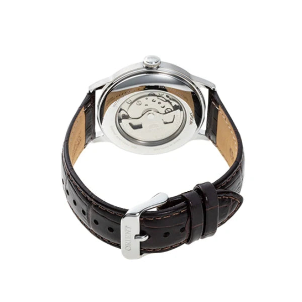 Orient  Bambino Version 8 RA-AK0702Y30B Champagne Dial 40.5mm Leather Strap Men's Watch detail view