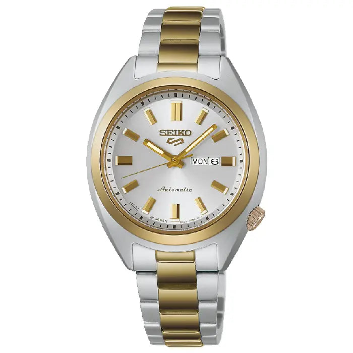 Seiko 5 Sports SKX Series SRRA012 (SRE024) Silver Dial 32mm Two-Tone Stainless Steel Women's Watch