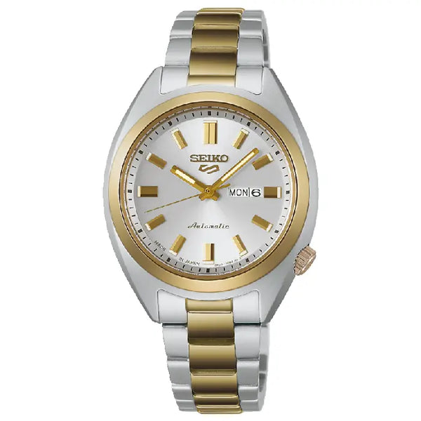 Seiko 5 Sports SKX Series SRRA012 (SRE024) Silver Dial 32mm Two-Tone Stainless Steel Women's Watch