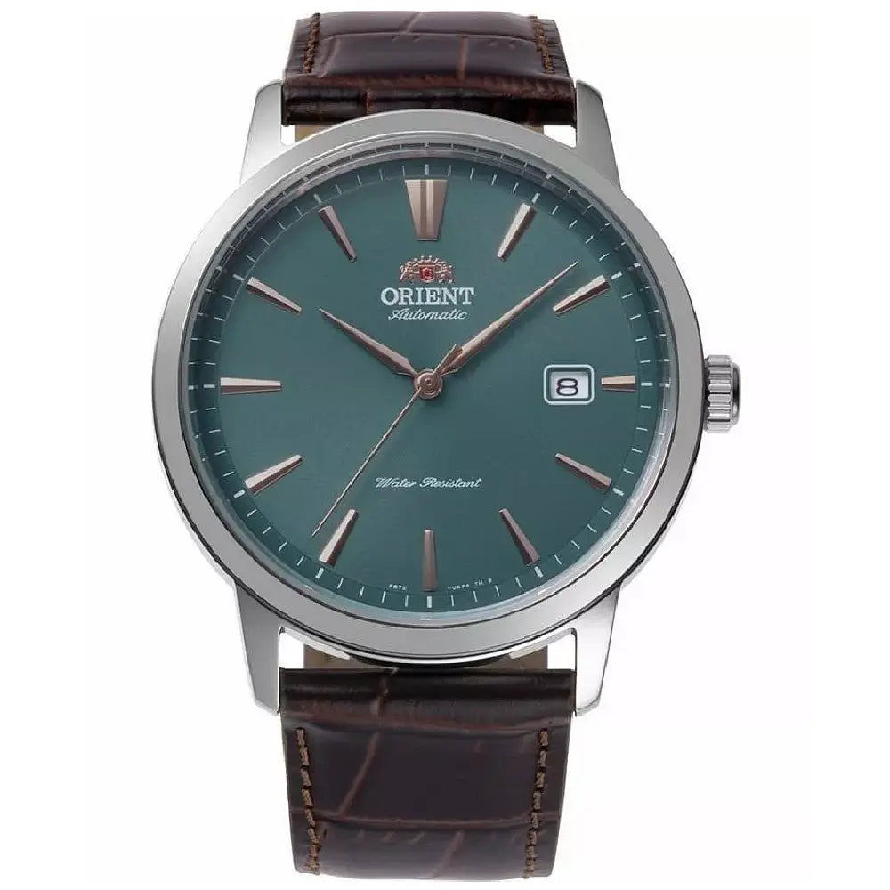 Orient Contemporary Automatic RA-AC0F13E30B Green Dial Leather Strap Men's Watch