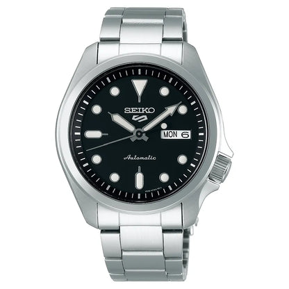 Seiko 5 Sports SRPE55 Automatic "DressKX" Black Dial 40mm Stainless Steel Men's Watch
