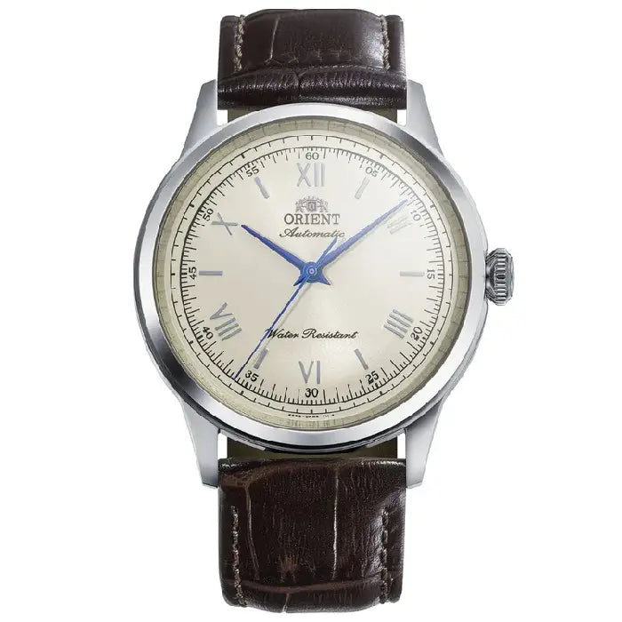 Orient Classic Bambino Automatic  RA-BB0003Y Ivory Dial 38.4mm Leather Strap Men's Watch