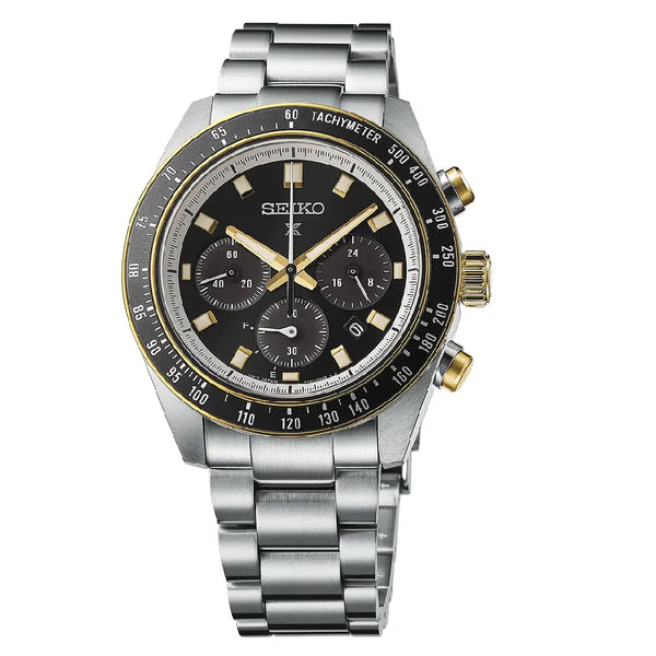 Seiko Prospex SSC941P1 Solar Chronograph Black Dial 41.4mm Stainless Steel Men's Watch