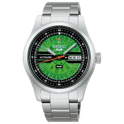 Seiko 5 Sports SBSA323 (SRPM09) Field HUF Limited Edition (7000 Pcs) Green Dial 39.4mm Stainless Steel Men's Watch