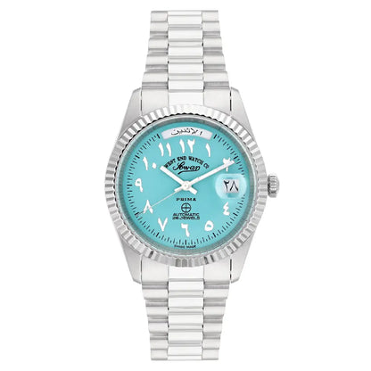 West End Automatic Analog The Classics 6828.10.3377N Turquoise Dial 37mm Stainless Steel Unisex Watch