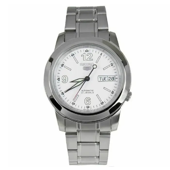 Seiko 5 SNKE57J1 Automatic 21 Jewels White Dial 38mm Stainless Steel Men's Watch