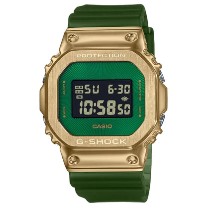 Casio G-Shock Digital GM-5600CL-3DR Green Dial Stainless Steel Men's Watch