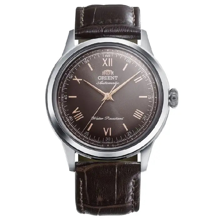 Orient Classic Bambino Automatic RA-BB0004Y Brown Dial 38.4mm Leather Strap Men's Watch
