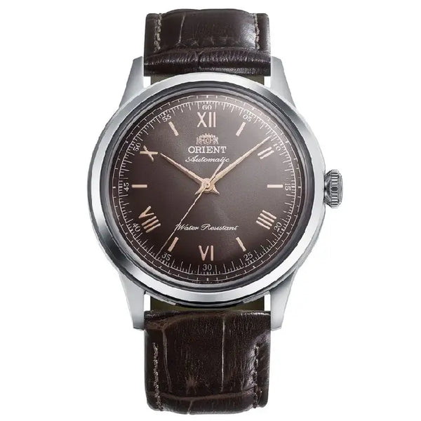 Orient Classic Bambino Automatic RA-BB0004Y Brown Dial 38.4mm Leather Strap Men's Watch