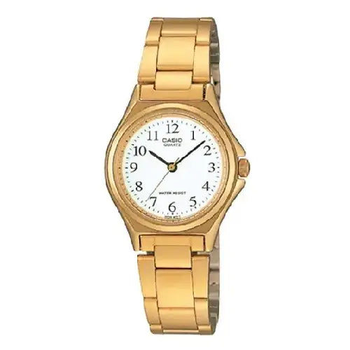 Casio Enticer Ladies Analog LTP-1130N-7BRDF White Dial Stainless Steel Women's Watch