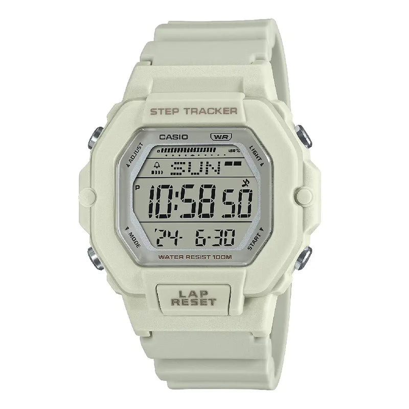 Casio Collection Digital LWS-2200H-8AVDF Grey Dial Resin Strap Women's Watch