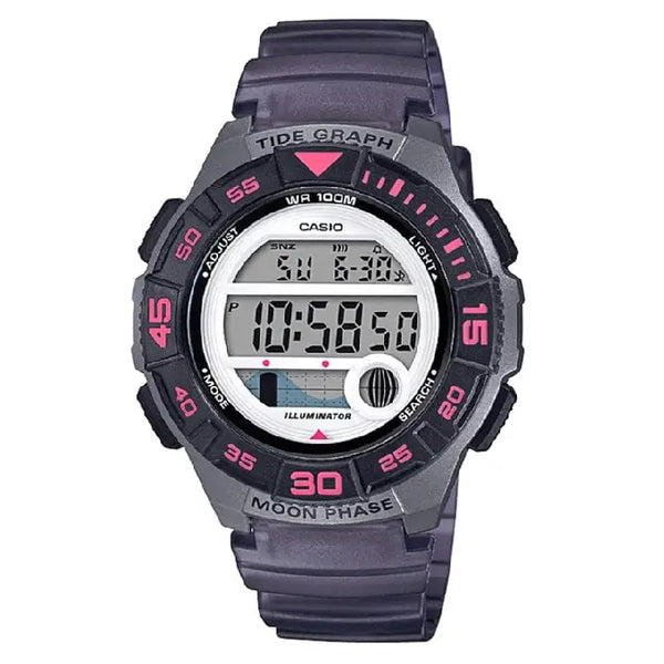 Casio Youth Digital LWS-1100H-8AVDF Black Dial Resin Strap Women's Watch