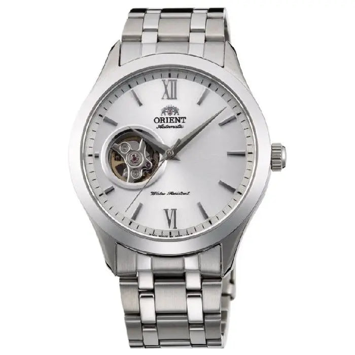 Orient Classic Open Heart "Golden Eye 2" Automatic 38.5mm TAG03001W0 White Dial Stainless Steel Men's Watch