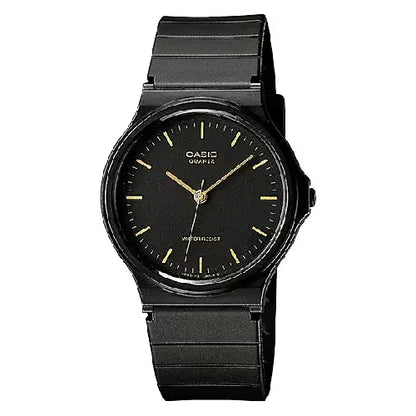 Casio Collection Analog MQ-24-1ELDF Black Dial Resin Strap Unisex Watch