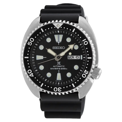 Seiko Prospex "Turtle" SRPE93K1 Black Dial 45mm Rubber Strap Men's Watch