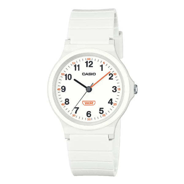 Casio Youth Analog LQ-24B-7BDF White Dial Resin Strap Women's Watch