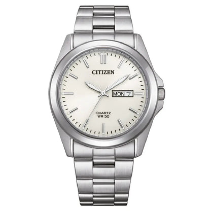 Citizen Quartz Standard BF0581-54A White Dial 39.4mm Stainless Steel Men's Watch