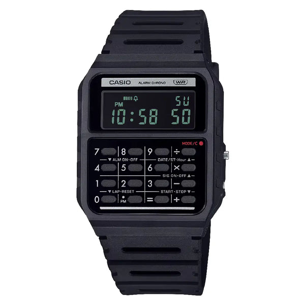 Casio Vintage Digital CA-53WB-1BDF Black Dial Resin Strap Unisex Watch
