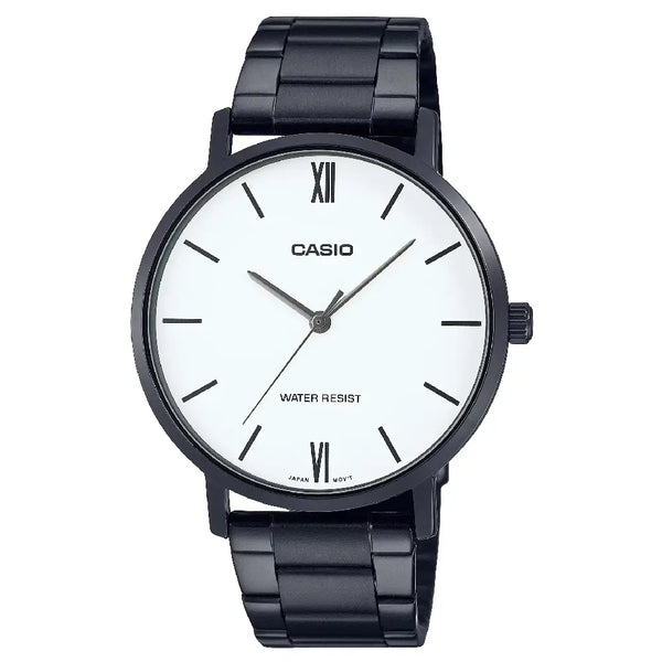 Casio Analog MTP-VT01B-7BUDF White Dial Stainless Steel Men's Watch