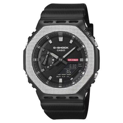 Casio G-Shock "Industrial Texture" GM-2100BM-1A Black Dial 44.4mm Bio-Based Resin Strap Men's Watch