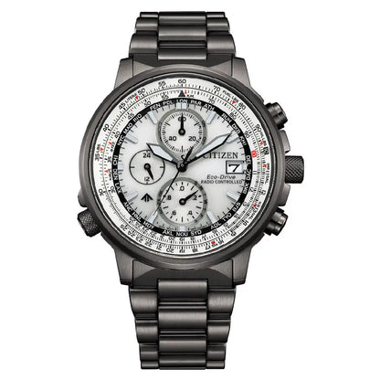 Citizen Eco-Drive AT8304-57A Promaster Navihawk A-T Silver Dial 41mm Stainless Steel Men's Watch