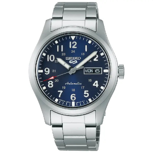 Seiko 5 Sports Field Style SBSA113 (SRPG29) Blue Dial 39.4mm Stainless Steel Men's Watch