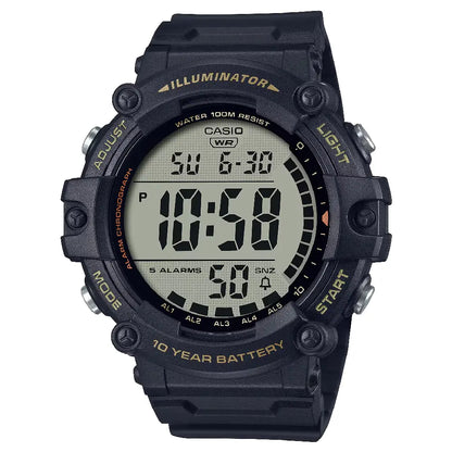 Casio Youth AE-1500WHX-1AVDF Digital Multi-Function Black Dial 51.3mm Resin Strap Men's Watch