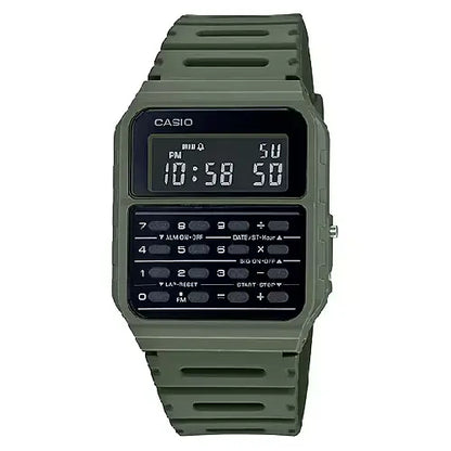 Casio Vintage Digital CA-53WF-3BDF Green Dial Resin Strap Unisex Watch