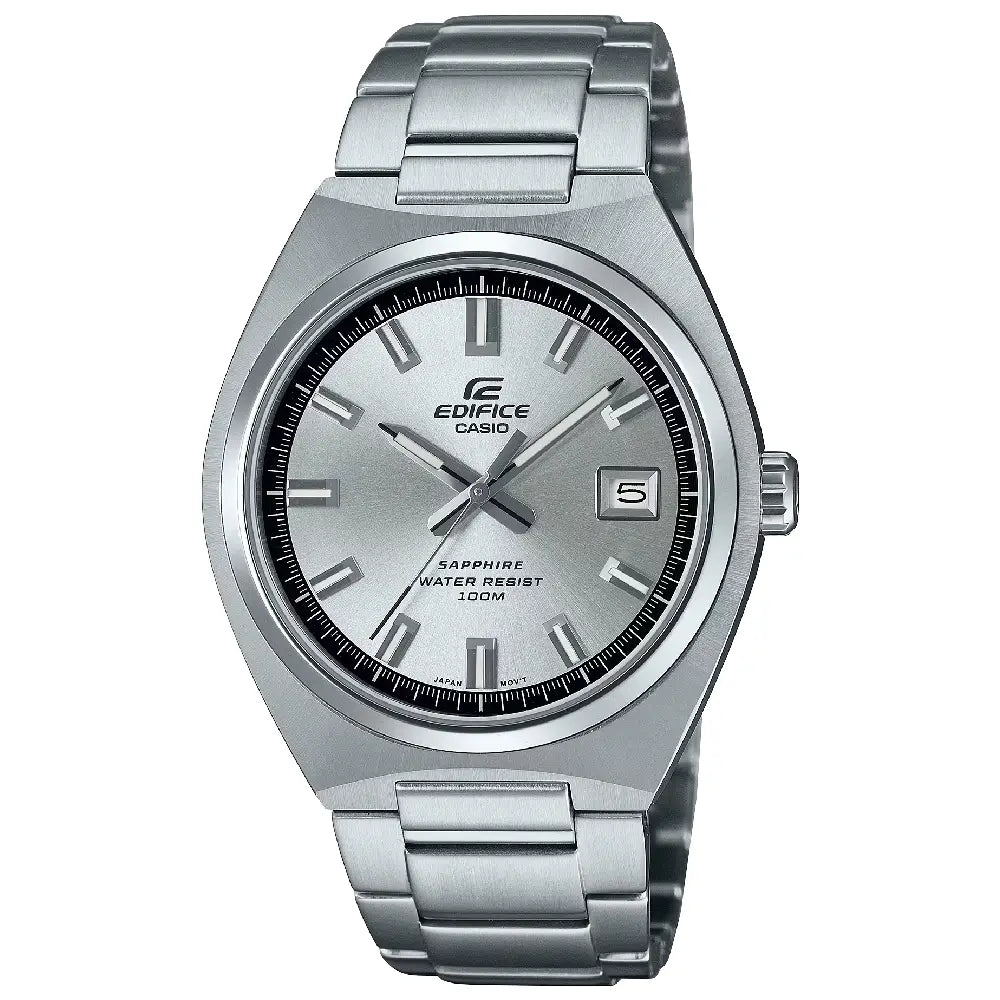 Casio Edifice EFB-109D-7AV Silver Sun-Ray Dial 38.5mm Stainless Steel Men's Watch
