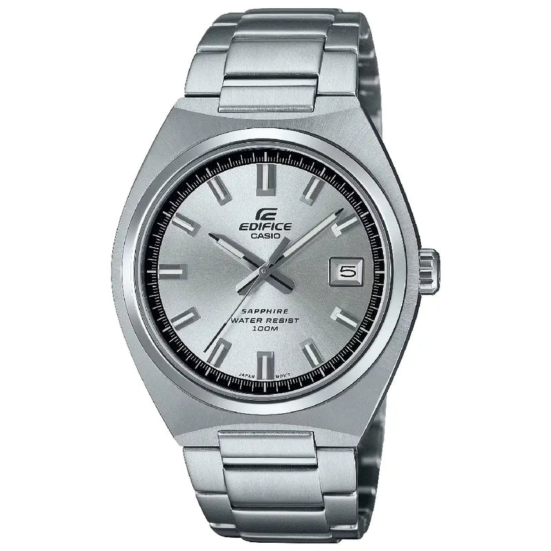 Casio Edifice EFB-109D-7AV Silver Sun-Ray Dial 38.5mm Stainless Steel Men's Watch