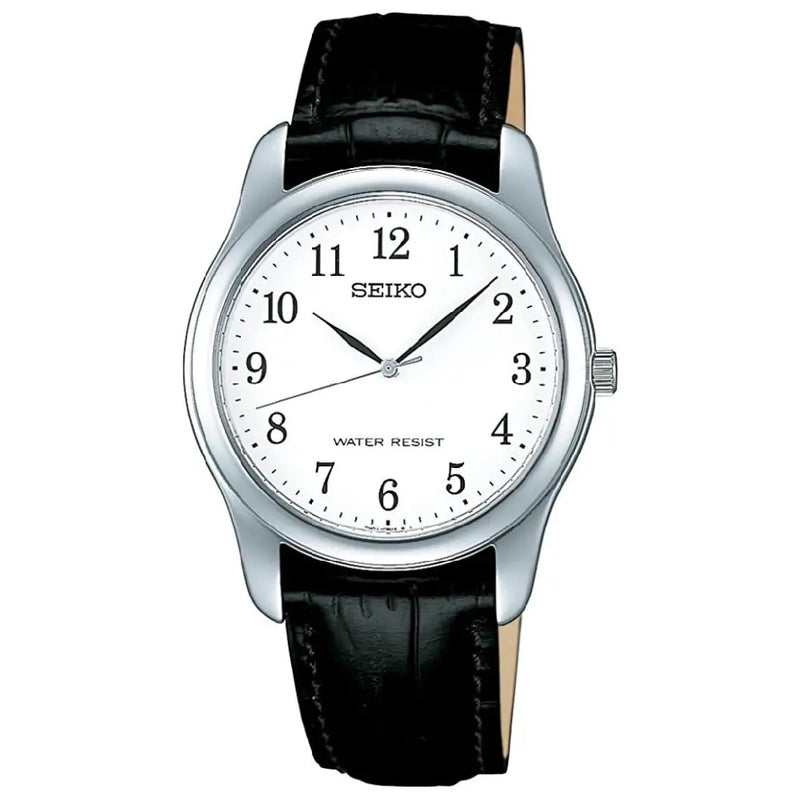 Seiko Spirit SCXP033 White Dial 35mm Stainless Steel Men's Watch