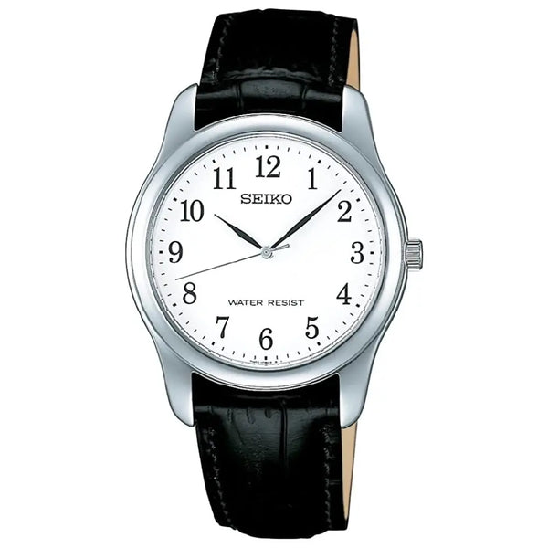 Seiko Spirit SCXP033 White Dial 35mm Stainless Steel Men's Watch