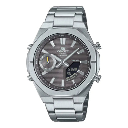 Casio Edifice Analog-Digital  ECB-S10D-8ADF Bluetooth Grey Dial Stainless Steel Men's Watch